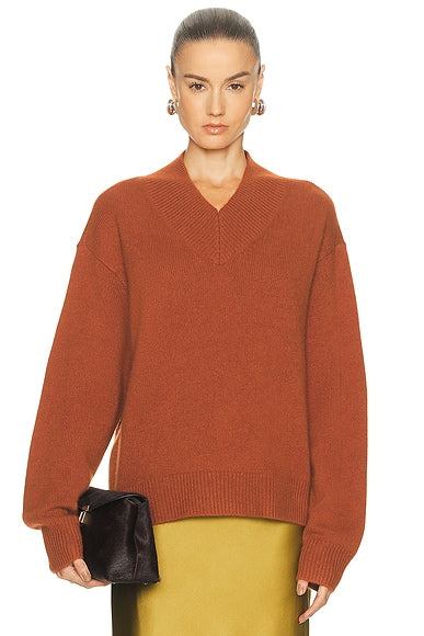 Doris Cashmere V-neck Sweater
